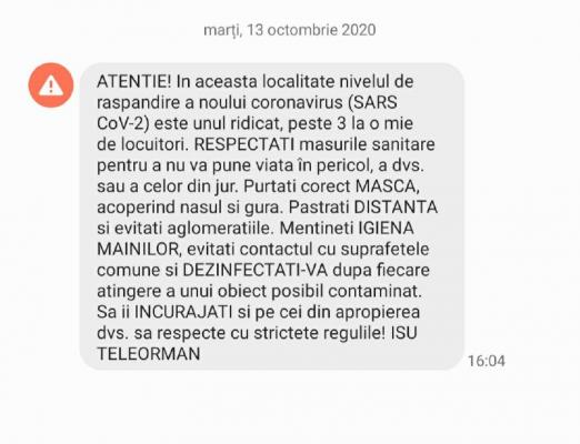 Atentionare RO-ALERT.