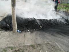Cauciucuri incendiate Lasatul Secului